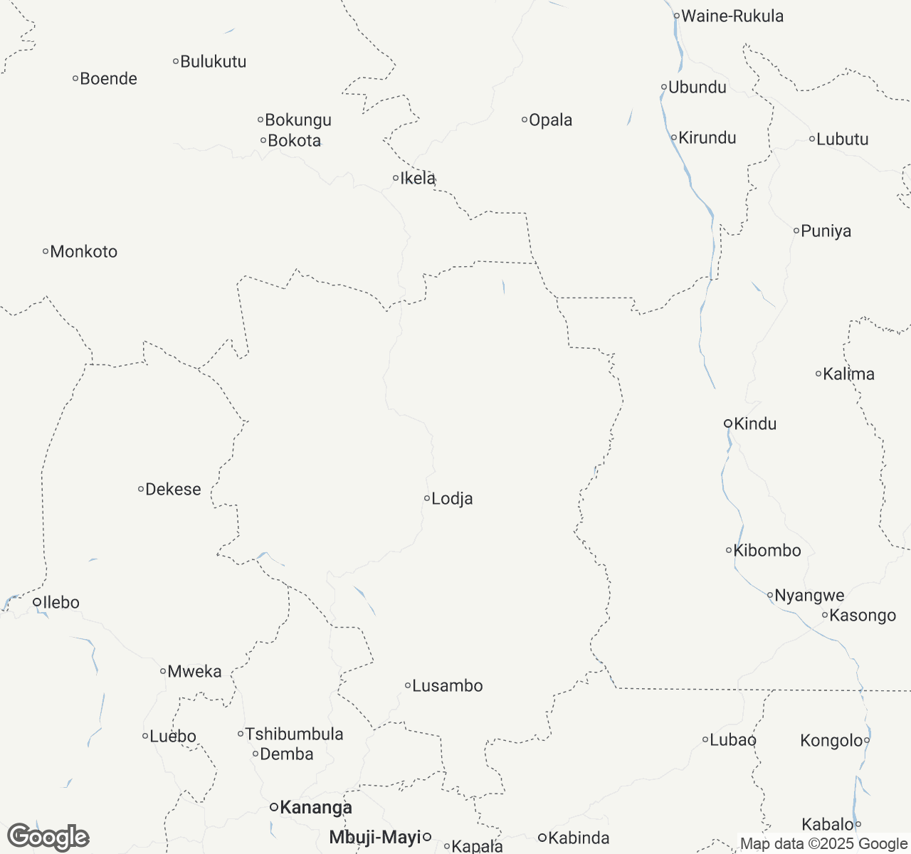Map of Congo